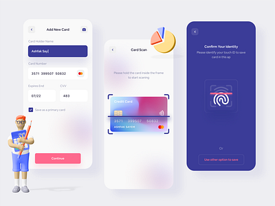 Banking App by Ashfak Ahmed Sayem for Prelook Studio on Dribbble