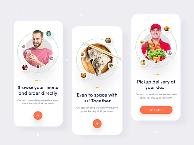 Food Delivery UI Kit- Onboarding