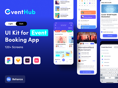 Event App UI Kit Presentation- EventHub