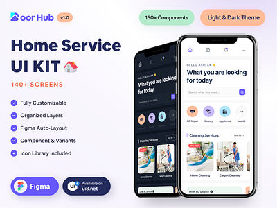 DoorHub- Home Service UI Kit