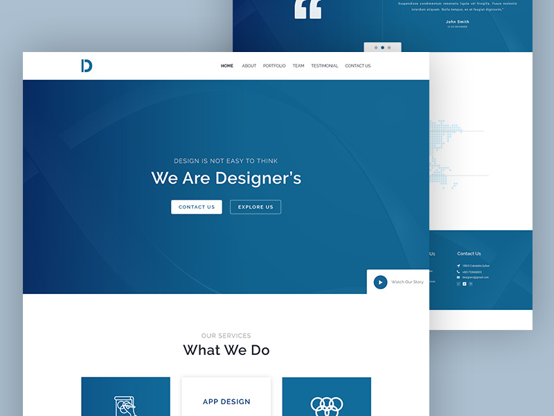 Creative Agency Landing Page