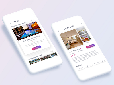 Resort Booking App Concept