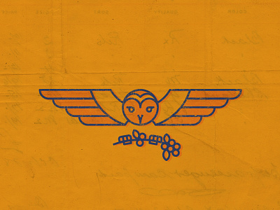 Unused Owl bollywood canada coffee design fightwings hibou logo ottawa owl travel vintage
