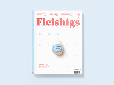 Fleishigs Magazine Cover Issue 17 branding branding design covid covid19 design illustration logo logotype magazine cover magazine design magazine layout marketing page layout typography virus