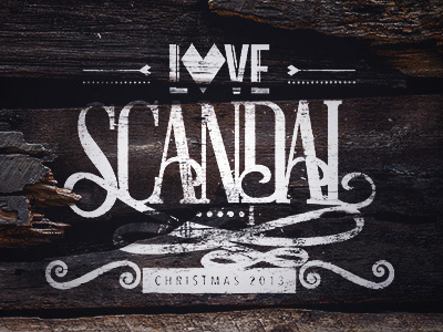 Love Scandal Production christmas church holiday logo love production scandal tfhny