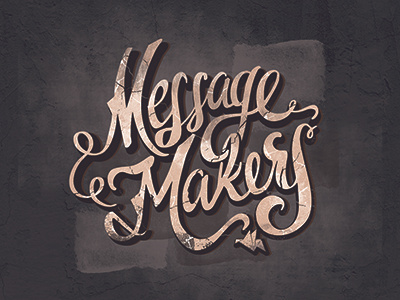 Message Makers church contrast curves dark handwritten jesus light logo tfhny