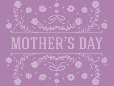 Mother's Day church curves day floral flowers logo mom mothers purple symmetrical tfhny
