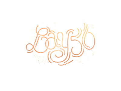 Day 50 Pentecost bright church curves dribble freehand logo peach simple sketch tfhny