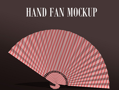 Hand Fan Mockup 3d design download fan handfan photoshop mockup psd mockup