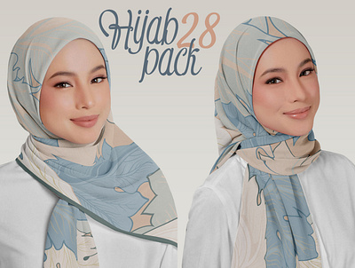 Hijab Mockup Pack 28 apparel clothes design download fabric mockup fashion female girl hijab model muslim photoshop mockup psd mockup scarf shawl template textile mockup woman