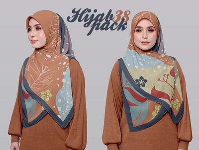 Hijab Mockup Pack 38 apparel clothes design download fabric mockup fashion female girl hijab model muslim photoshop mockup psd mockup scarf shawl template textile mockup woman