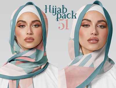 Hijab Mockup Pack 51 apparel clothes design download fabric mockup fashion female girl hijab model muslim photoshop mockup psd mockup scarf shawl template textile mockup woman