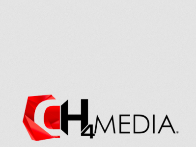 Ch4 Media branding design logo