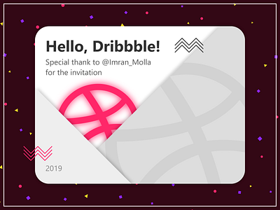 Hello Dribbble debut design first shoot hello dribbble hellodribbble