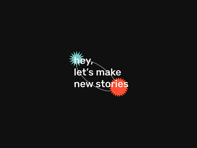 Making New Stories branding graphic design