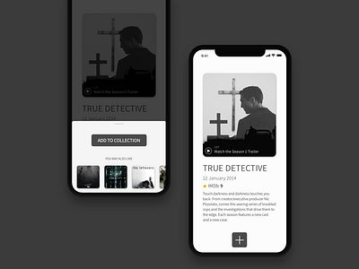 Movie Collection collection concept imdb interface move series ui ux