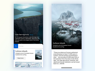 Norway by Yura Kotlovsky © on Dribbble