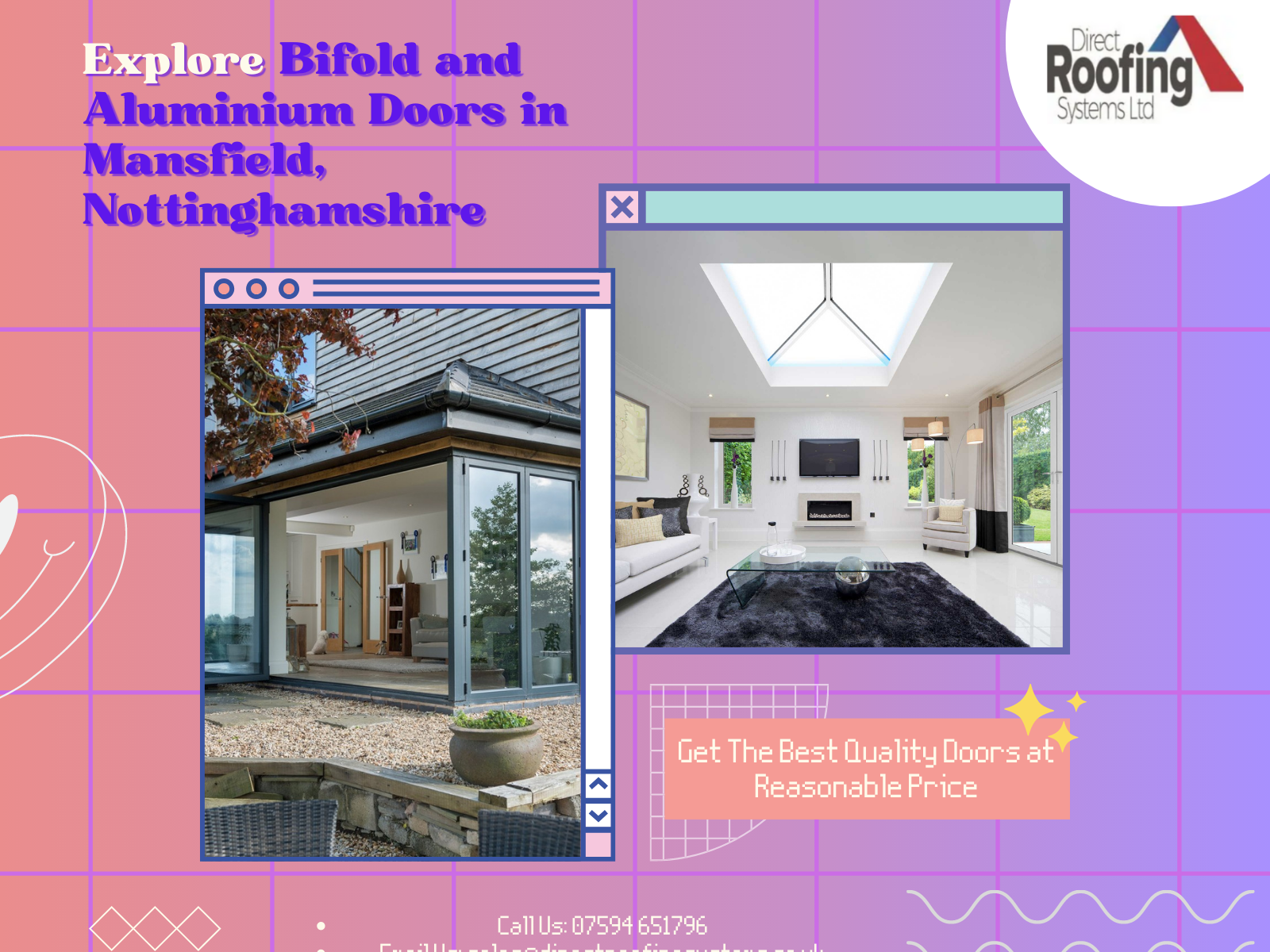 Explore Our Bifold and Aluminium Doors in Mansfield, Nottinghams by