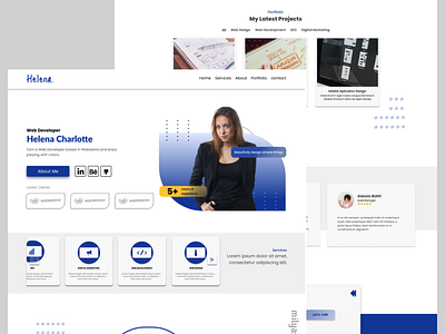 Helena Landing Page Personal