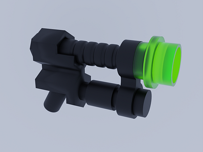 Lego gun 3d illustration