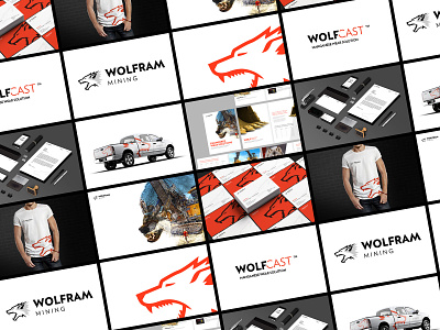 Brand System for Wolfram Mining brand identity branding identity visual design
