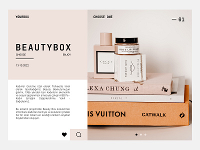 UX/UI design for the gift box web site