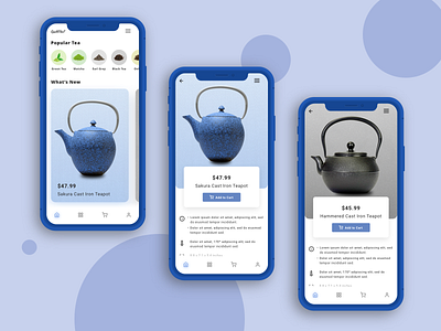 Mobile App - Tea Concept