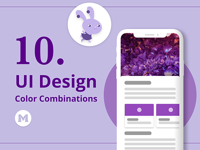 10 UI Design Color Combinations for Inspiration blog design mobile mobile app purple ui ui design ux uxdesign