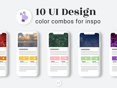 10 UI Design Color Combos for Inspo app blog blue branding design logo mobile mobile app orange pink purple ui ui design ux website