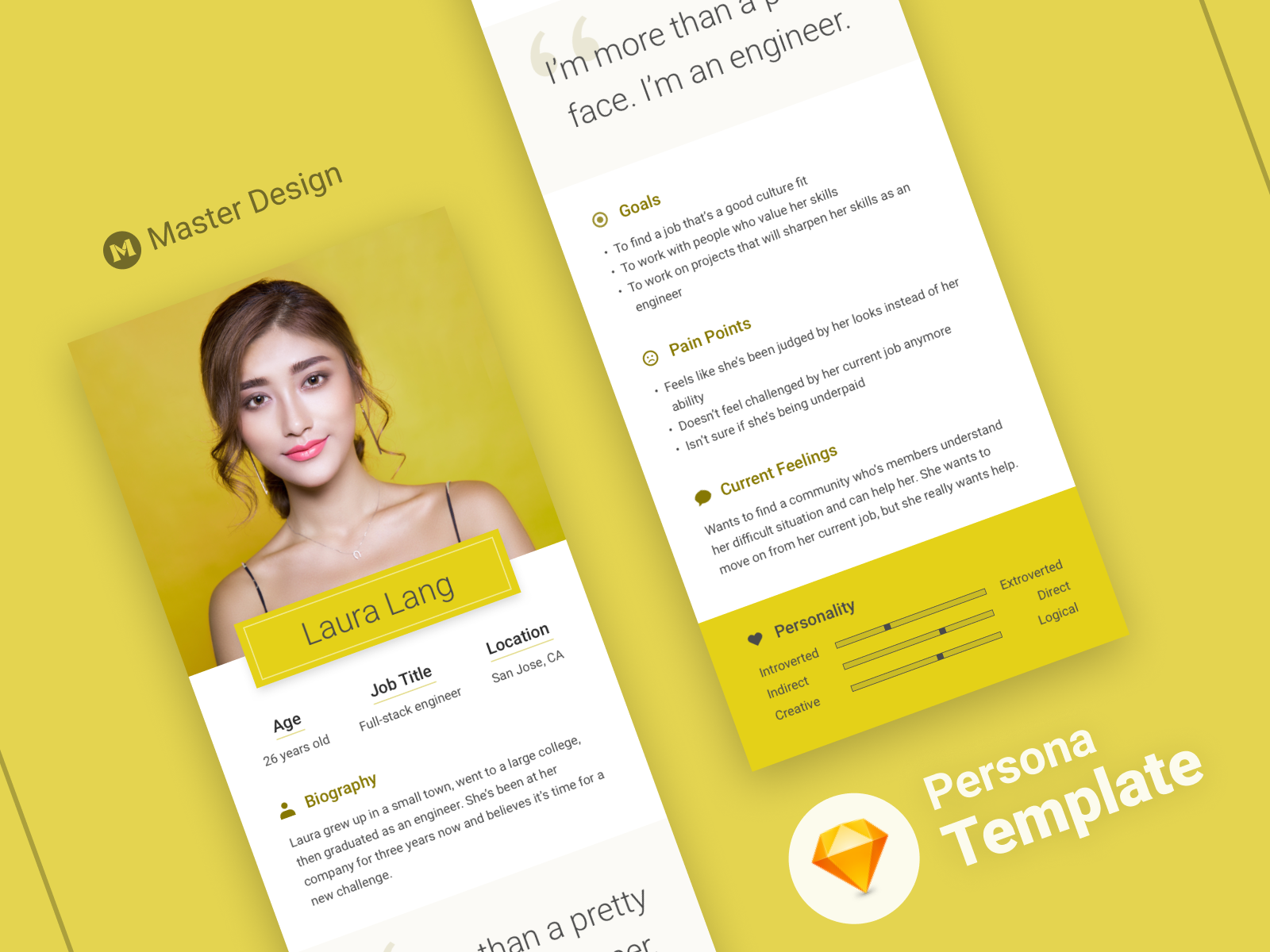 Persona Templates Bundle [Sketch] by Alexander on Dribbble