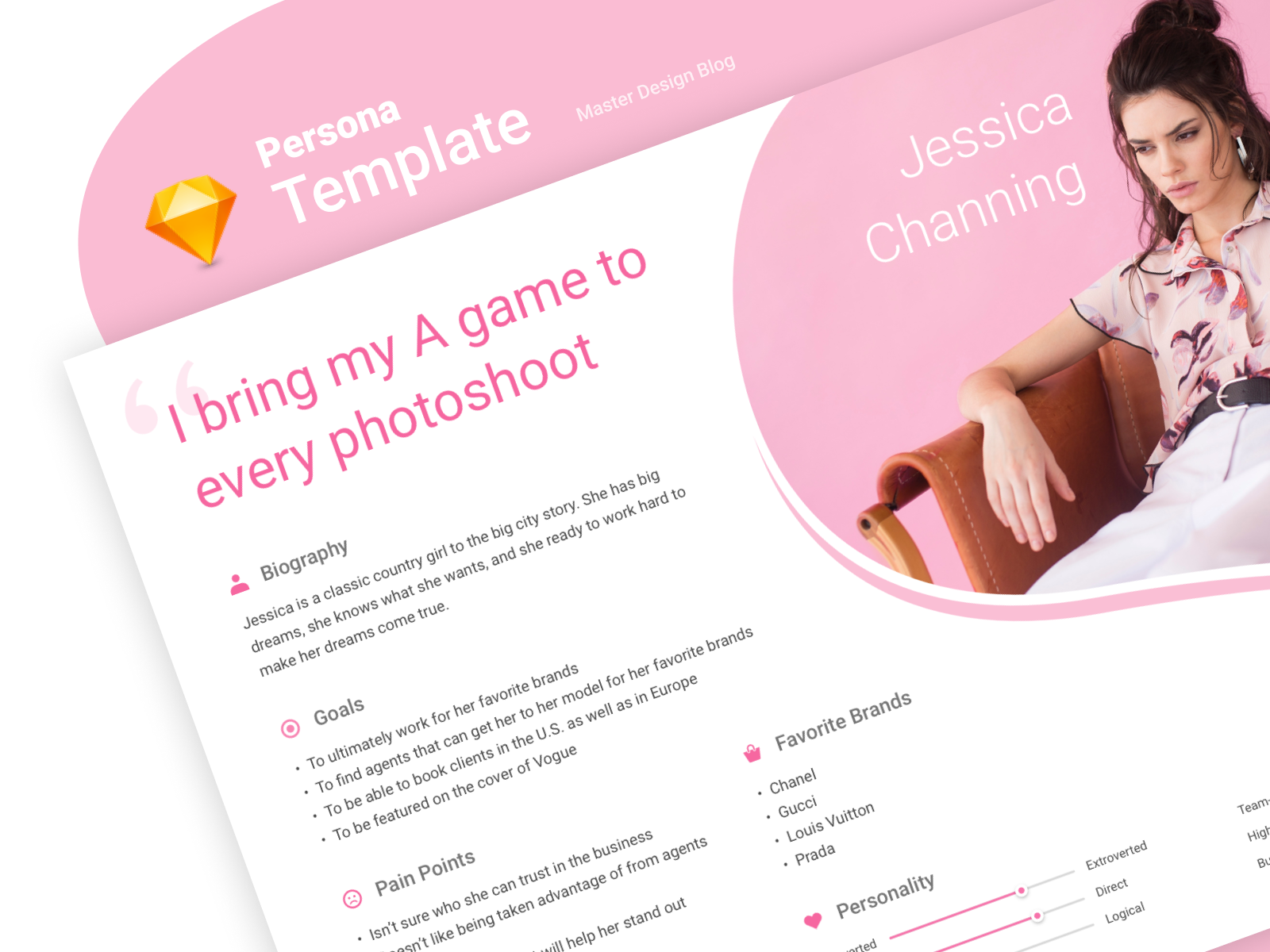 Persona Templates Bundle [Sketch] by Alexander on Dribbble