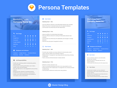 Persona Templates Bundle [Sketch]