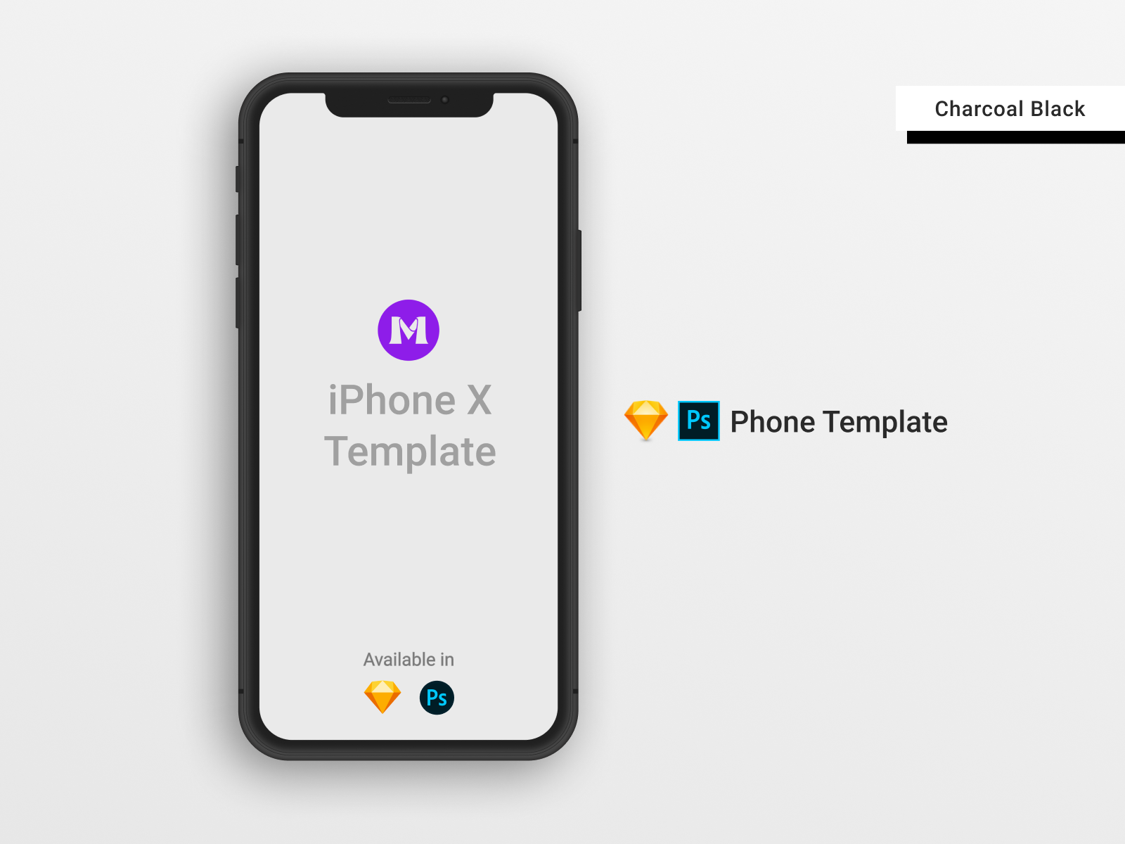 iPhone X Clay Template/Mockup [PSD] [Sketch] by Alexander on Dribbble