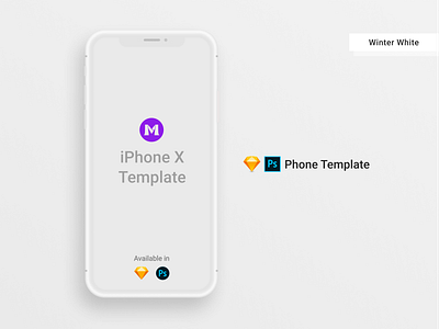 iPhone X Template  Phone Mockup