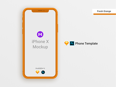 iPhone X Clay Template/Mockup [PSD] [Sketch] iphone mockup iphone mockup template iphone mockups iphone template iphone x iphone x mockup iphone xs iphone xs mockup iphonexs mockup template orange photoshop mockup photoshop template photoshop templates psd design psd mockup psd mockups psd template sketch sketch template