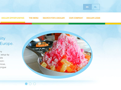 wip: Homepage (Nav & Hero) blue color colour design lightblue ui visual web webdesign website
