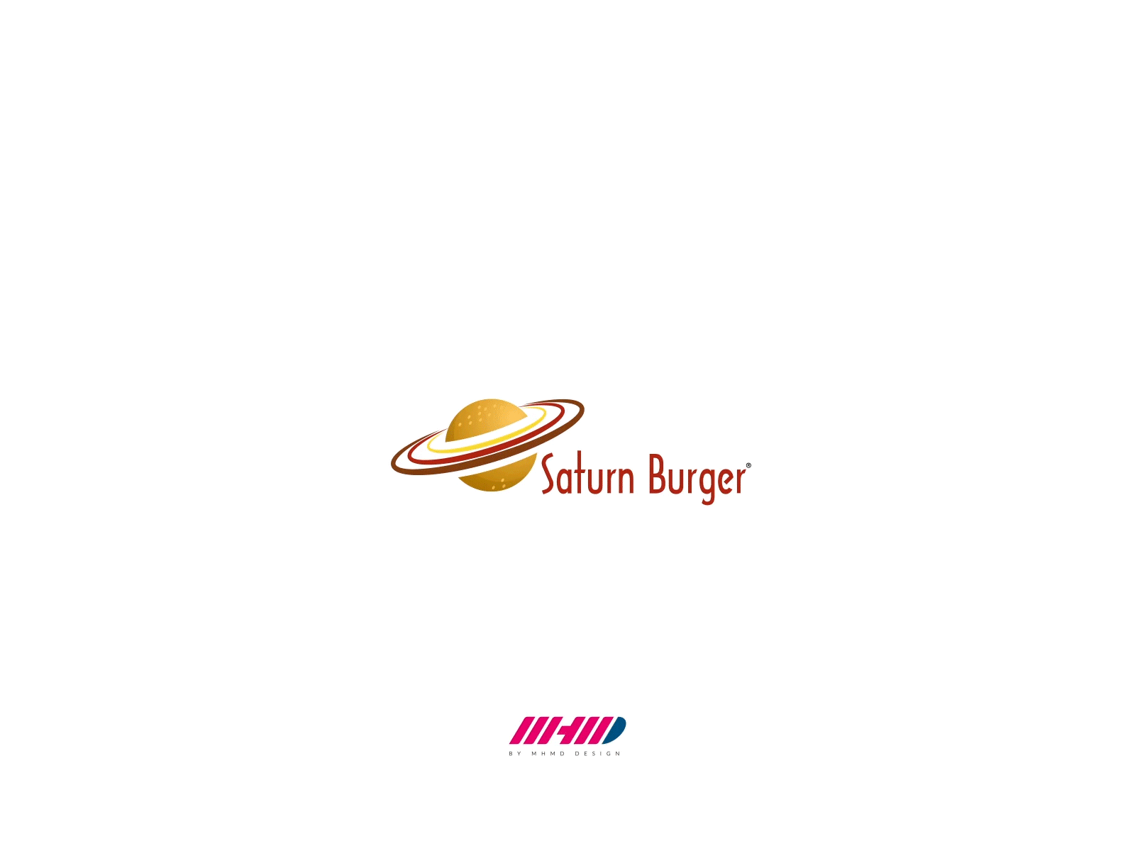 Saturn Burger logo animation animation brand identity branding design graphic design illustration logo logo animation logo designer logo motion ui vector