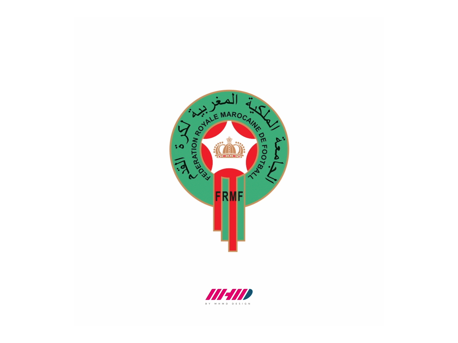 Morocco football team logo animation