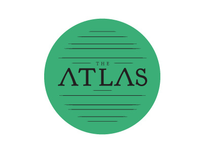 The Atlas atlas circle green logo