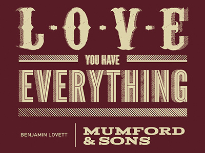 Behind the Design: Mumford & Sons mumford sons red t shirt design tan