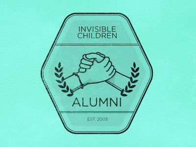 Invisible Children Alumni logo alumni crest gotham rounded invisible children logo