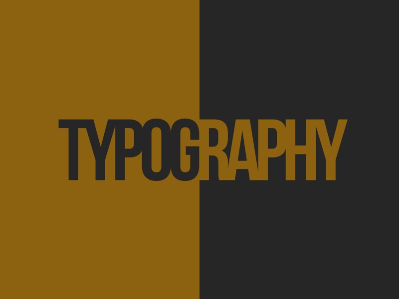 Daily Design 0001 font challenge design typography