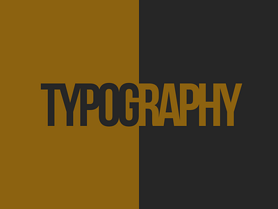Daily Design 0001 challenge design font typography