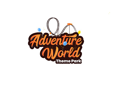 Adventureworld Logo brand branding icon illustration logo typography