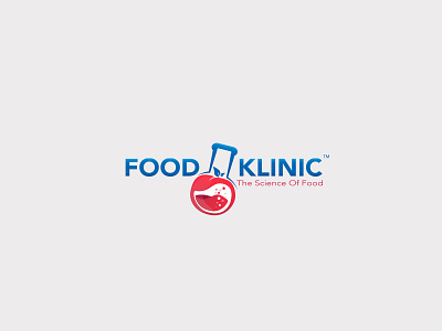 Foodklinic branding design icon illustration logo