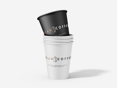 Bean Coffee brand branding design graphic design illustration logo logo design vector