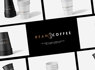 Bean Coffee brand branding design graphic design illustration logo logo design