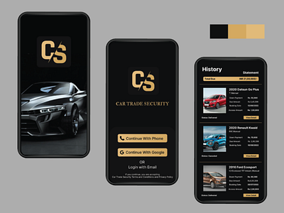 Car Trade Mobile App design graphic design illustration ui