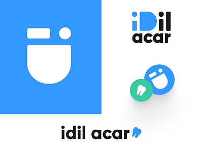 İdil Acar branding clinic dental dentist design health logo medical teeth tooth vector