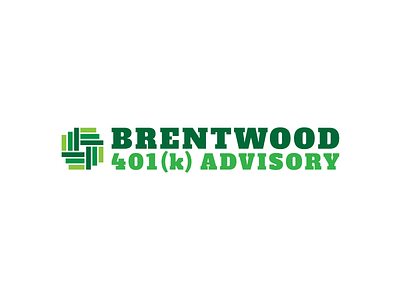 Brentwood 401(k) Logo brentwood cincinnati financial advisor graphic design logo logo design